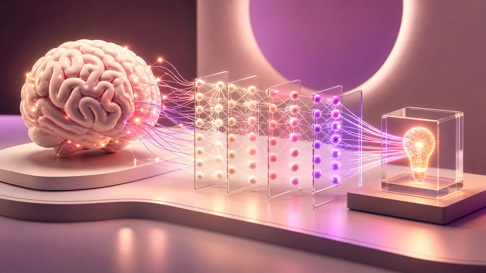 Ilustração de capa: O que é rede neural: entenda de forma simples como a IA imita o cérebro
